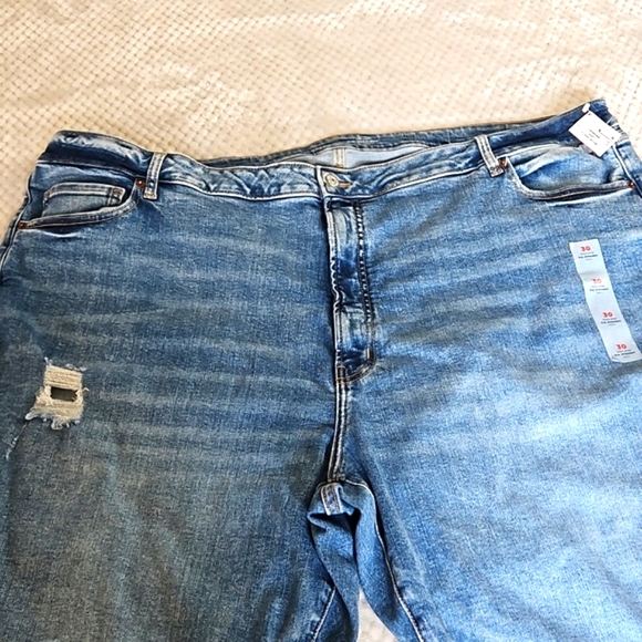 OLD NAVY HIGH RISE OG.STRAIGHT WOMENS JEANS SIZE 30 PLUS NEW WITH TAGS - Picture 6 of 12